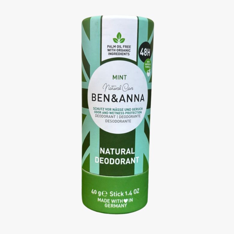 Desodorante natural con aroma a menta